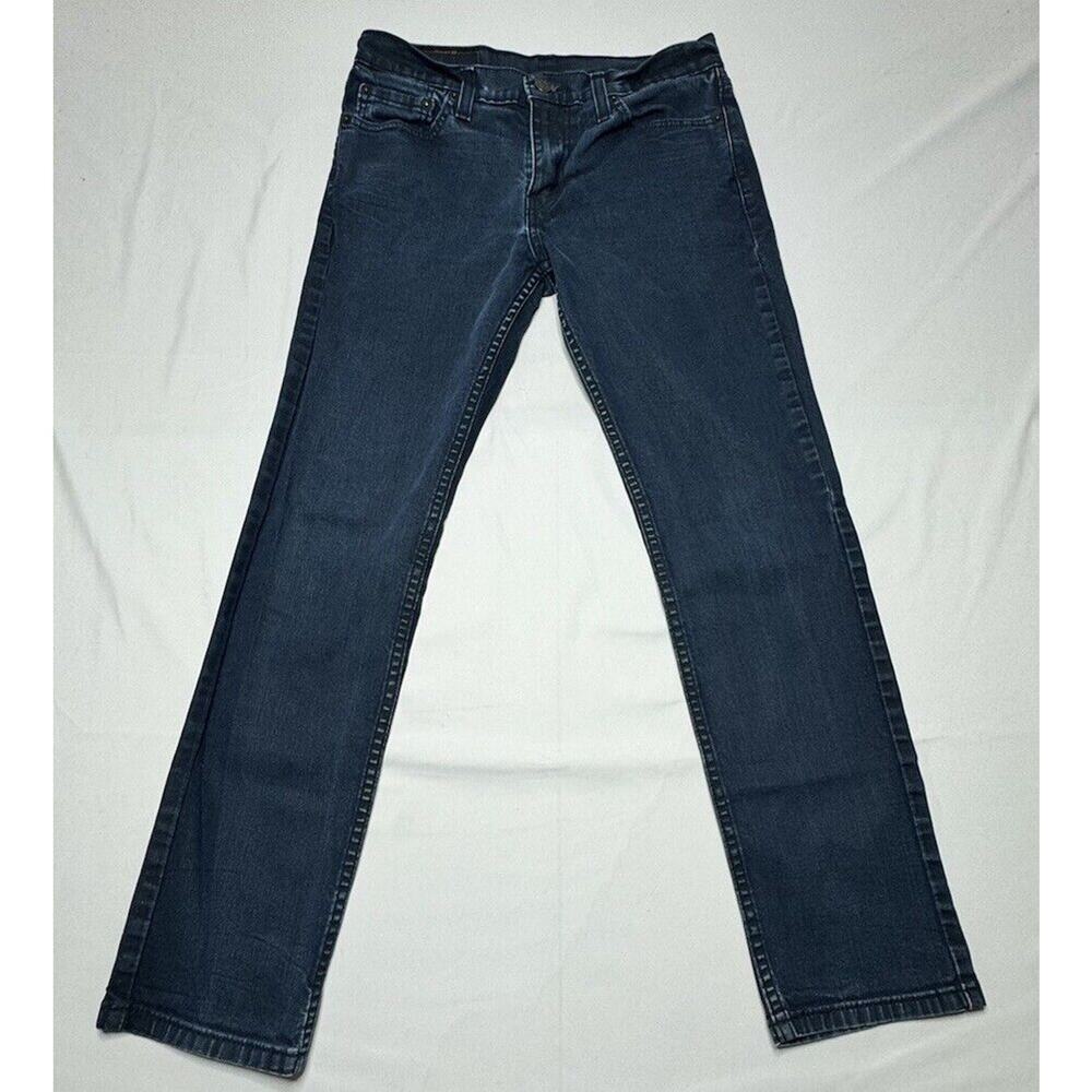 Levis 511 Men's Slim Fit Straight Leg Dark Blue Denim Jeans‎ - Size 30x27.5*